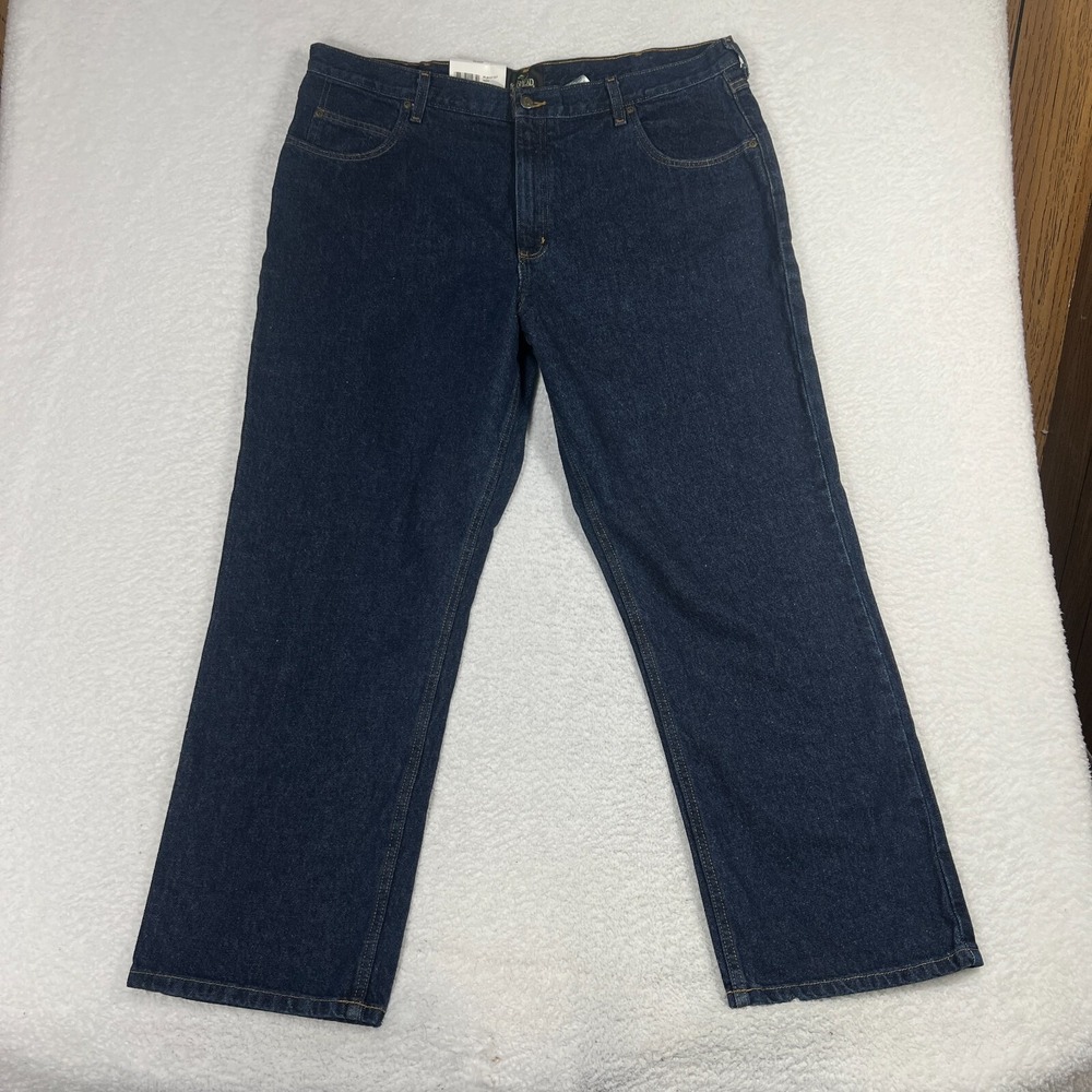 NEW RedHead Jeans Mens Boot Cut Denim 42x30 (Fits 40x30) Cotton NWT Dark Blue